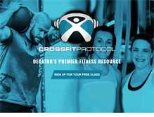 Tablet Screenshot of crossfitprotocol.com